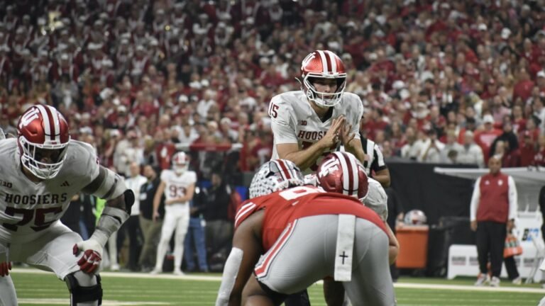 Indiana Hoosiers football vs Ohio State Buckeyes football match player stats